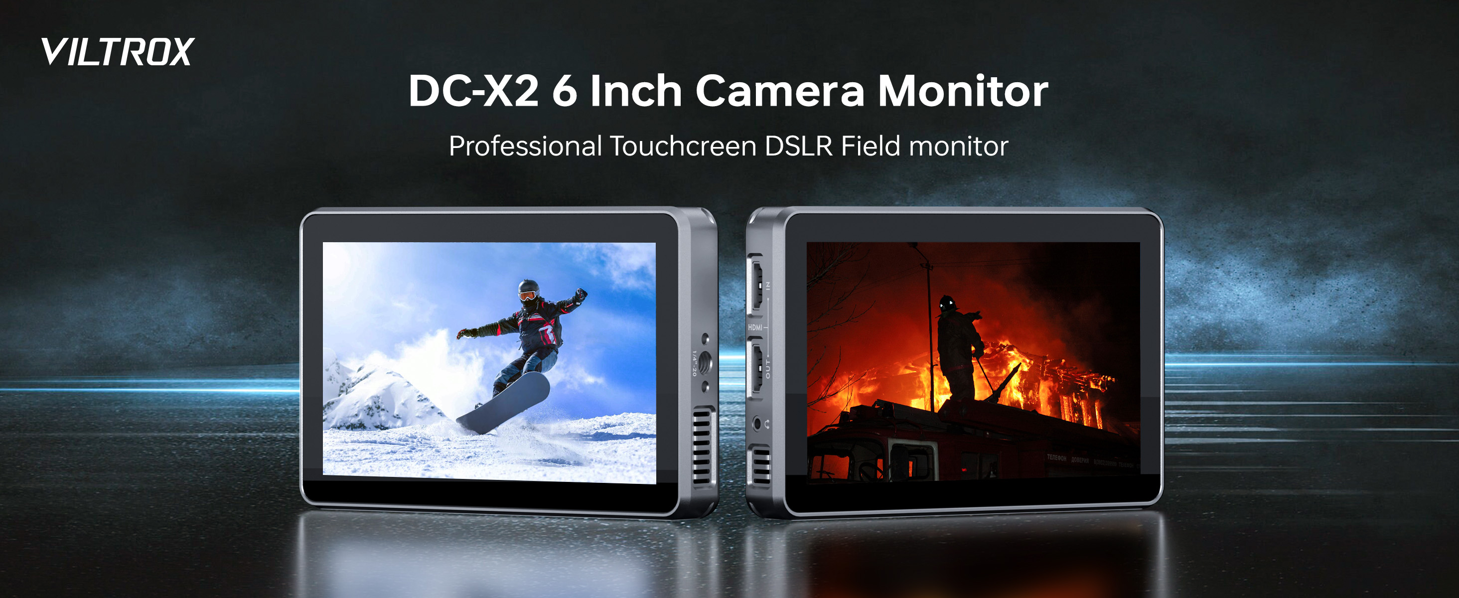 VILTROX DC-X3 Touchscreen FHD IPS Camera Monitor, 2000 nits